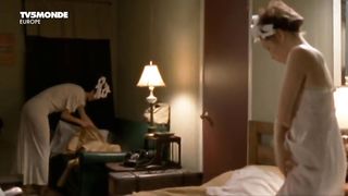 Adelaide Leroux Nude, Topless and Underwear Scene in 'Cigarettes et bas nylon'