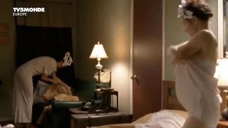 Adelaide Leroux Nude, Topless and Underwear Scene in 'Cigarettes et bas nylon'