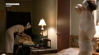 Adelaide Leroux Nude, Topless and Underwear Scene in 'Cigarettes et bas nylon'