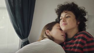 Alia Shawkat, Laia Costa nude, Topless and Lesbian Scenes in movie 'Duck Butter'