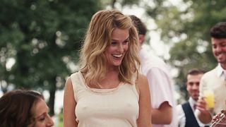 Alice Eve sexy, hot, nip slip in 'Sex and the City 2'