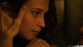 Alicia Vikander nude, Bikini, Hot Scene, Sexy in movie 'Submergence'