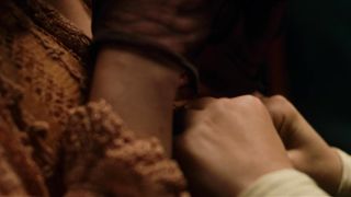 Allegra Masters Topless, Lesbian Kiss in TV show 'Strange Angel'