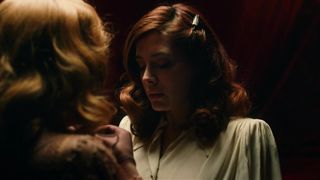 Allegra Masters Topless, Lesbian Kiss in TV show 'Strange Angel'