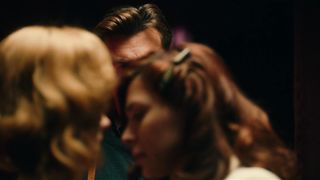 Allegra Masters Topless, Lesbian Kiss in TV show 'Strange Angel'