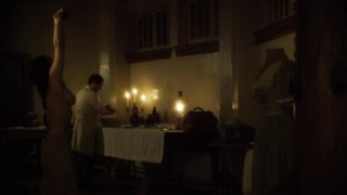 Allie Gallerani Topless, Zoe Sidel. Amber Coney Naked, FF, Subdual, BDSM in movie 'The Institute'