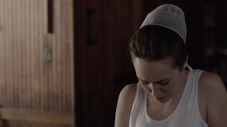 Alycia Debnam-Carey Topless, Side Boobs, Sexy Nun in movie'The Devil's Hand'