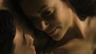 Alyssa Milano topless, Lauren Lee Smith Sex Scene in 'Pathology'