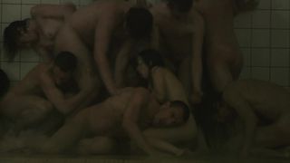 Amandine Biancherin Nude, Group Nudity, Explicit Nude in 'Memoire Deau'