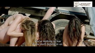 Amira Akilli & Vimala Pons topless erotic scenes in movie 'Metamorphoses'