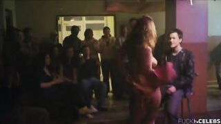 Aneta Krejcikova Strip Scenes and Naked on Stage for Art Movie
