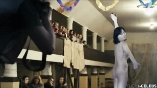Aneta Krejcikova Strip Scenes and Naked on Stage for Art Movie