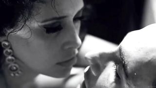 Angie Cepeda  Topless and Cowgirl Sex-Tape Video for 'Heleno'