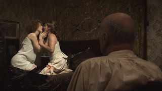 Anne Charrier, Jemima West, Blandine Bellavoir Naked, Threesome, TV nudity 'Maison close'