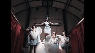 Anne Sophie Lubeck Naked, Bondage, Art Nude Scene for 'Weltschmer'