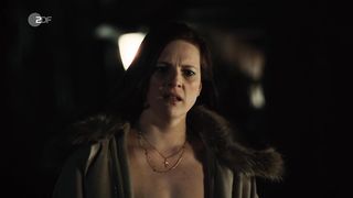 Anne Weinknecht Topless, Totaly Nude, Shaved for TV series 'Kommissarin Heller'