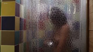 Agnès Delachair Nude, Shower, Bath Scene in TV Show 'Le Chalet'