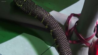 Aya Sugimoto & Misaki Mori, Asian BDSM, Subdual, Bondage sex for Adult Movie 'Hana To Hebi'