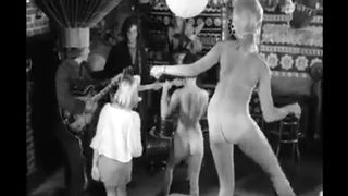 Barbara Bouchet Vintage Striptease from classci movie 'A Global Affair'