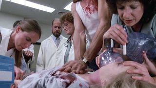 Barbara Crampton classic thriller, horror nudity 'Re-Animator'
