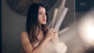 Aislinn Derbez Art Nude, Topless Scene in TV Show 'The House of Flowers'