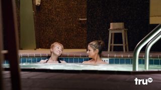 Censorship of Naked Women in Sauna from TV Series