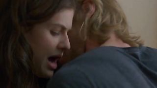 Alexandra Daddario Hot - The Layover (2017) Dresses Sex Scene