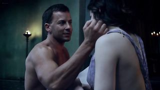 Hanna Mangan-Lawrence, Cynthia Addai-Robinson Nude - Spartacus (2012) s2e7-9