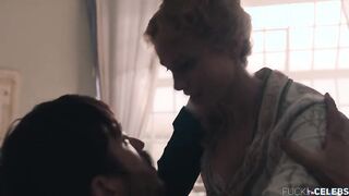 Dressed Sex Scene with Joanna Vanderham sexy, Jenny Zhao - Warrior s01e04 (2019)