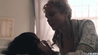 Dressed Sex Scene with Joanna Vanderham sexy, Jenny Zhao - Warrior s01e04 (2019)
