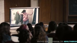 Celina Nemec in short nude scene - The Chair s01e01 (2021) celebs sex movie