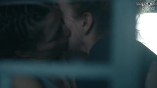 Monika Dawidziuk lesbian kissing scene - Skazana s01e07 (2021) celebs hot cut show