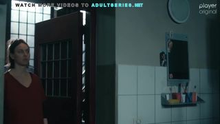 Monika Dawidziuk lesbian kissing scene - Skazana s01e07 (2021) celebs hot cut show