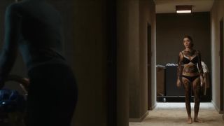 Garance Marillier nude - Warning (2021) Topless hot scene