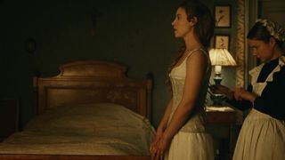 Lou de Laage and other actresses nudity scene - The Mad Women’s Ball (Le bal des folles) (2021) Topless and bush TV to movie scenes and rape episode