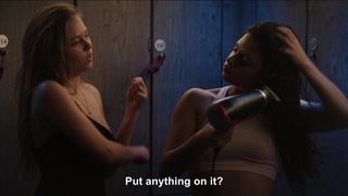 Noee Abita, Maira Schmitt hot movie scene - Slalom (2020)