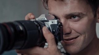 Lottie Amor, Sarah Barlondo topless scenes - Framed (2021) voyeur scene