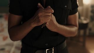 Lisa Edelstein, Gina Torres - 9-1-1 Lone Star s02e01 (2020) actress a topless scene from the movie
