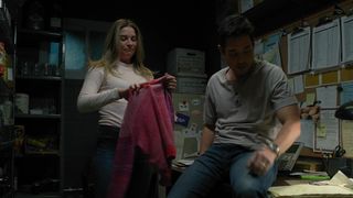 Annie Murphy hot movie scene - Kevin Can Fuck Himself s01e05 (2021) Scene after adult. Dressed.