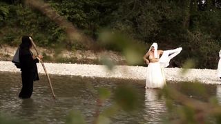 Eve-Lyne Barnier, and other - L'indompte (2014) celebrity nude boobs scene