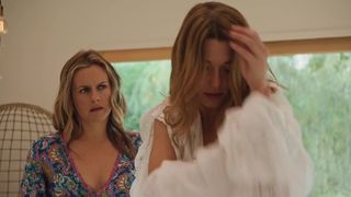 Alicia Silverstone, Mathilde Ollivier - Sister of the Groom (2020) actress a topless scene from the movie
