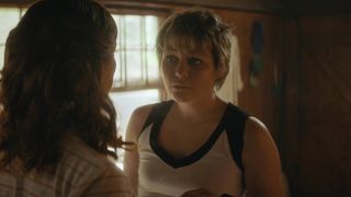 Jacqi Vene, Sadie Sink, Ryan Simpkins topless scenes - Fear Street Part Two 1978 (2021) all hot scenes