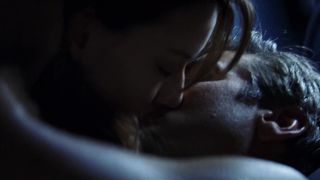 Natascha McElhone - Solaris (2002) celeb boobs scene