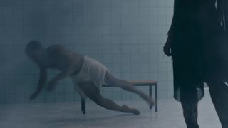 Meriem Sarolie  hot movie scene- Kandisha (2020)