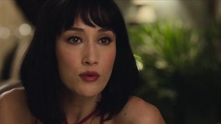 Maggie Q hot - The Protege (2021) Bedroom Scene