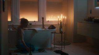 Thalissa Teixeira nude - Too Close (2021) short topless bath scene