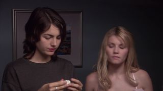 Camilla Belle, Katy Mixon, Elisha Cuthbert, Edie Falco – The Quiet (2005) HD topless scene