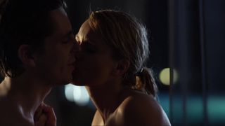 Helena Af Sandeberg - Morkt vatten (2012) TV a topless scene from the movie