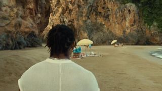 Vicky Krieps, Thomasin McKenzie, Abbey Lee nude - Old (2021) bikini scene from drama