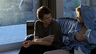 Sandra Huller hot movie scene â Madonnen (2007) Tv topless scene from the movie